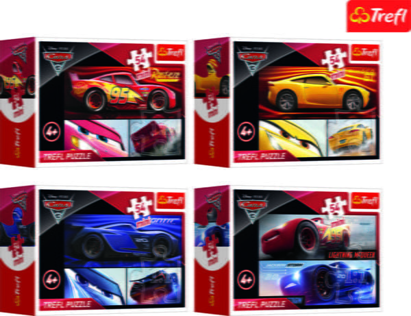 Trefl Puzzle 54 mini Disney Cars 3