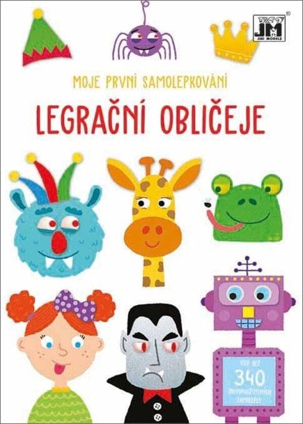 Legrační obličeje - moje první samolepkování