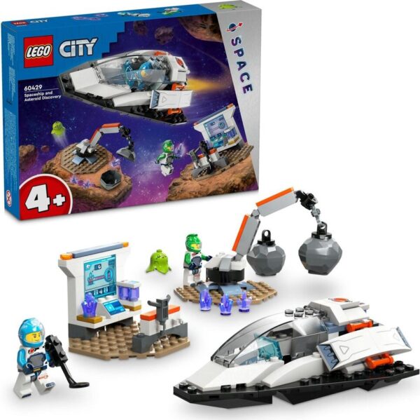 LEGO® City 60429 Vesmírná loď a objev asteroidu