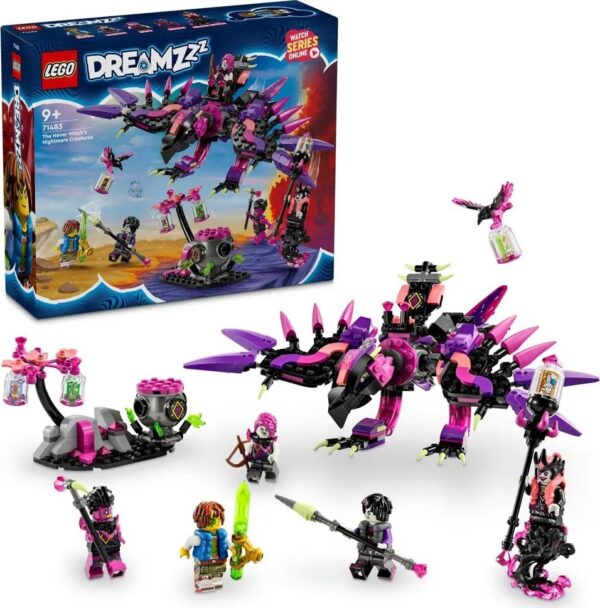 LEGO® DREAMZzz™ 71483 Nikdyčarodějnice a její stvoření z noční můry