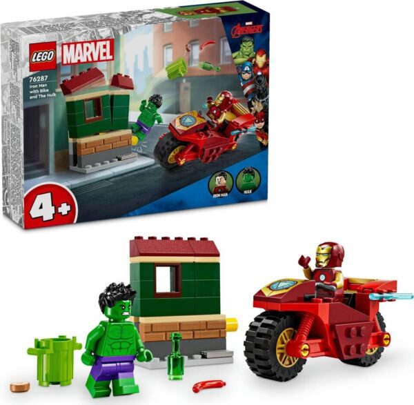 LEGO® Marvel 76287 Iron Man s motorkou a Hulk