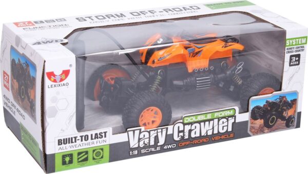 Rock Buggy Čtyřkolka RC na dálkové ovládání 22 cm - český obal