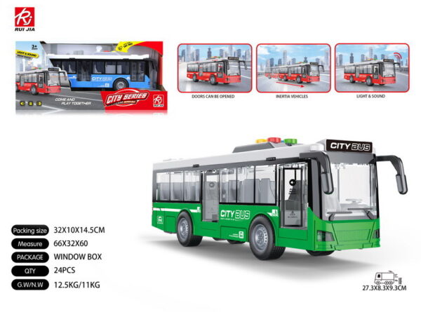 Wiky Vehicles Autobus s efekty 27 cm