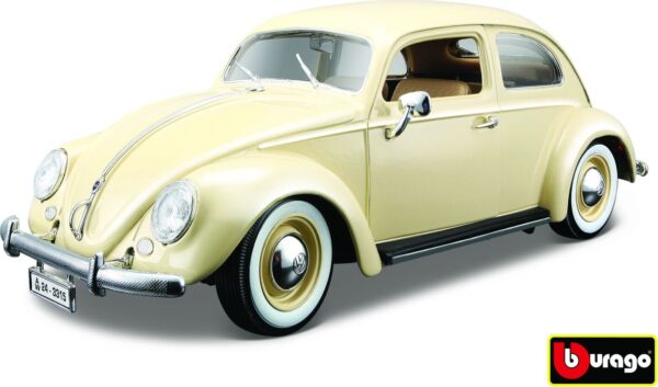 Bburago 1:18 Volkswagen Beetle 1955 Beige