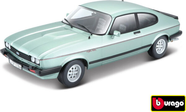 Bburago 1:24 Plus Ford Capri 1982 light green