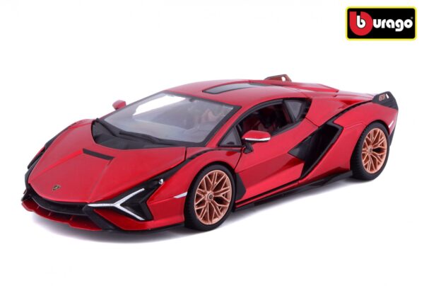 Bburago 1:24 Plus Lamorghini Sian FKP37 - Red