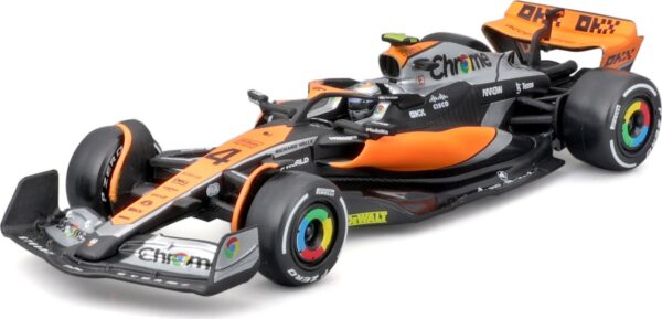 Bburago 1:43 RACE Formula F1 - McLaren F1 Team MCL60 (2023) #4 (Lando Norris)