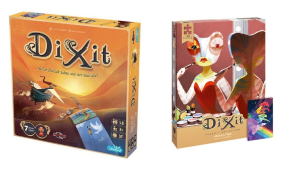 Dixit + dárek zdarma - Dixit puzzle 1000 - Chameleon Night