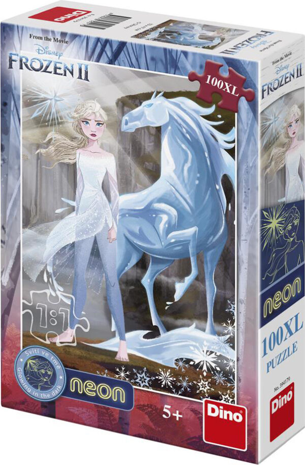 FROZEN II 100XL neon Puzzle NOVĚ