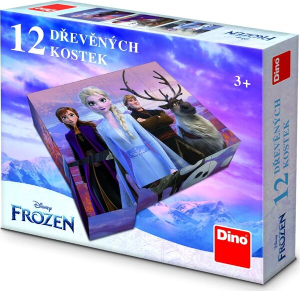 FROZEN II 12 Dřevěné kostky