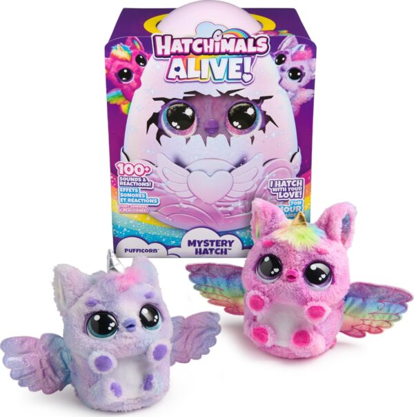 HATCHIMALS LÍHNOUCÍ SE INTERAKTIVNÍ ZVÍŘÁTKO JEDNOROŽEC