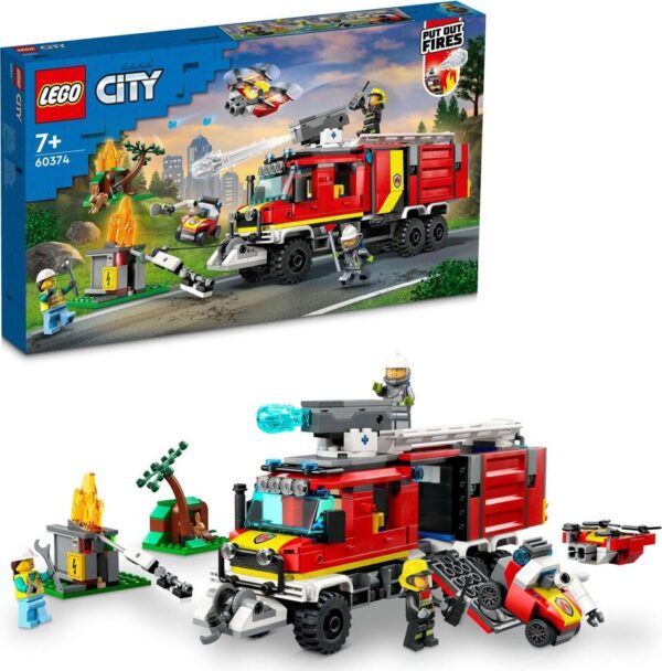 LEGO® City 60374 Velitelský vůz hasičů