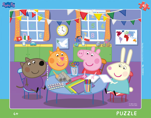 Peppa Pig:Ve školce 40 deskové Puzzle