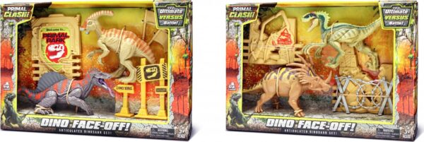 Primal Clash! Bitva dinosaurů 17 cm set