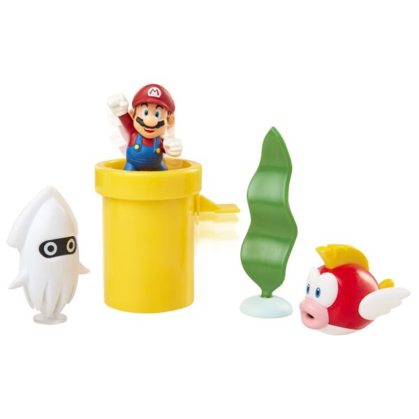 Super Mario Set figurek dioráma 6 cm