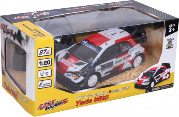 Toyota Yaris WRC RC na dálkové ovládání 20 cm