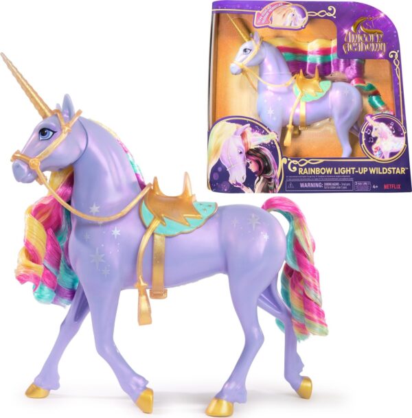 UNICORN ACADEMY SVĚTELNÝ JEDNOROŽEC WILDSTAR 28 CM