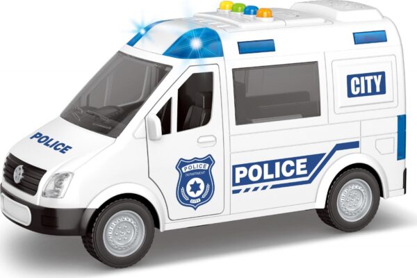 Auto policejní s efekty 22 cm