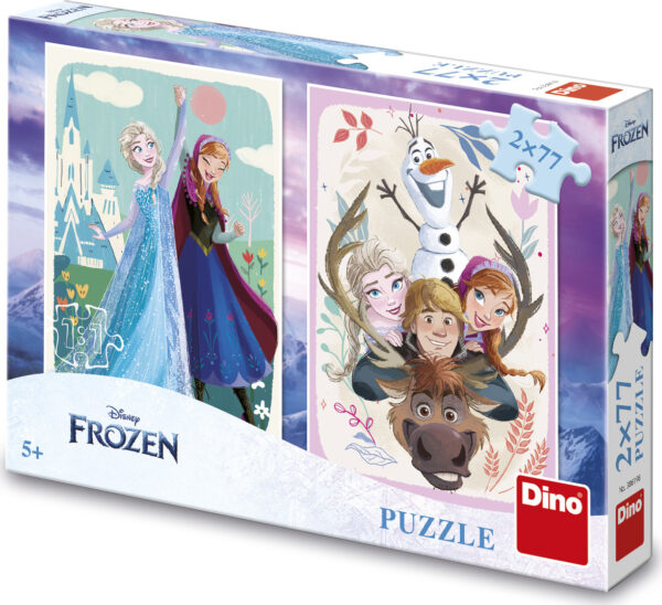 FROZEN: ANNA A ELSA 2x77 Puzzle