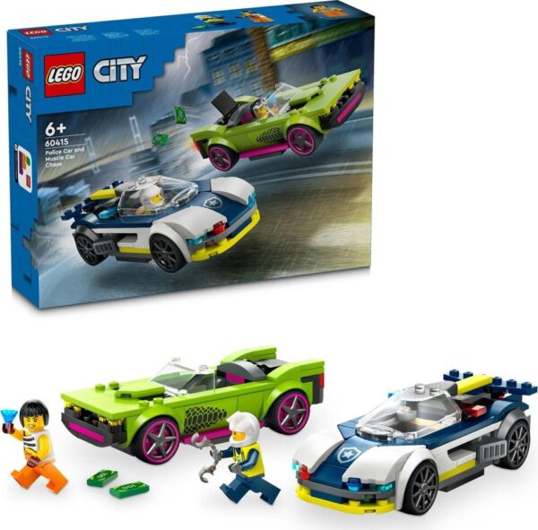 LEGO® City 60415 Honička policejního auta a sporťáku