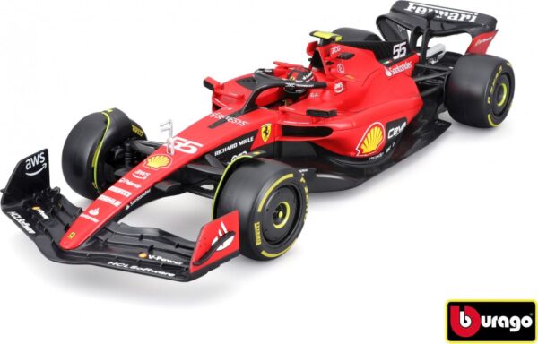 Bburago 1:18 Formule F1 Ferrari Scuderia SF-23(2023) nr.55 Carlos Sainz - s řidičem