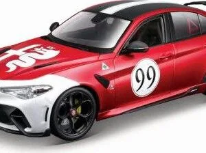 Bburago 1:18 Plus - Alfa Romeo Giulia GTAm - Met Red #99