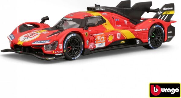 Bburago 1:43 Ferrari Racing 499P LMH 2023 24H Le Mans Champion