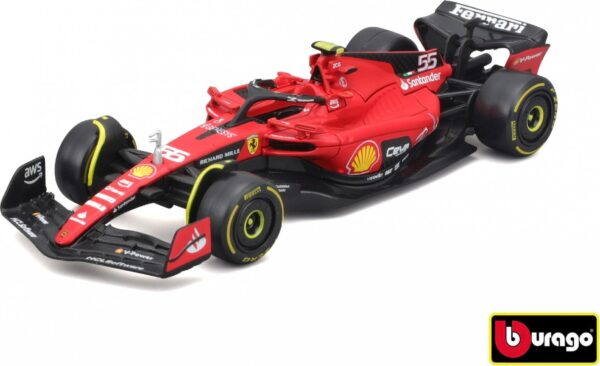 Bburago 1:43 Formula F1 Ferrari Scuderia SF-23 (2023) nr.55 Carlos Sainz