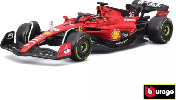 Bburago 1:43 Formule F1 Ferrari Scuderia SF-23 (2023) nr.16 Charles Leclerc s řidičem