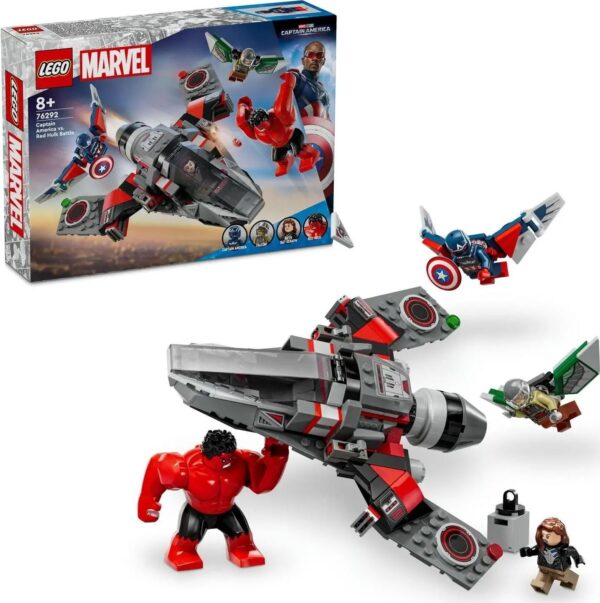 LEGO® Marvel 76292 Souboj: Kapitán Amerika vs. Red Hulk