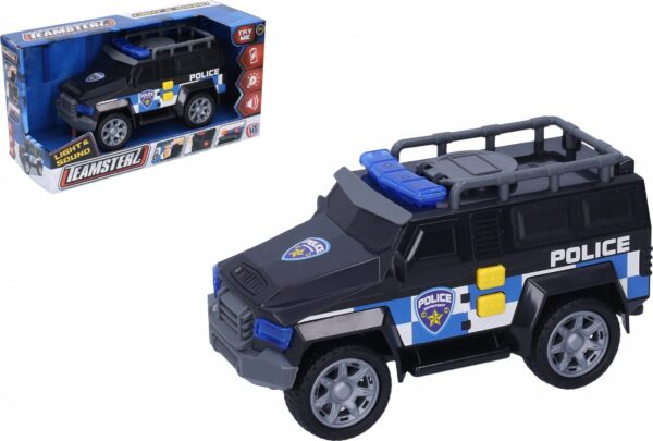 Teamsterz Auto - terénní policejní s efekty 22 cm