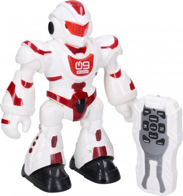 Wiky RC Robot RC plast 23 cm na baterie se světlem se zvukem