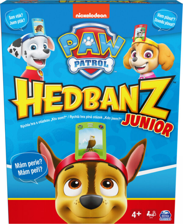 SMG HEDBANZ PAW PATROL JUNIOR SPOL. HRA HÁDANEK CZ/SK